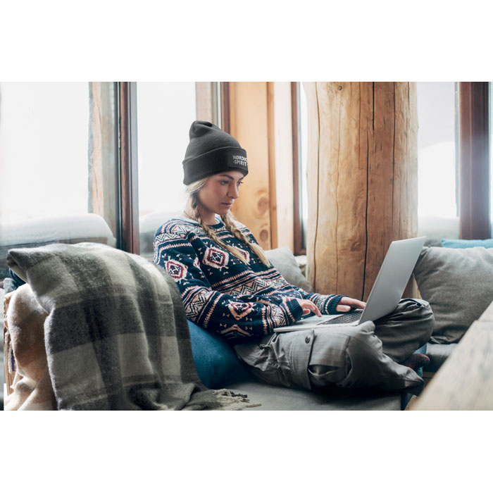 Шапка, черный-4