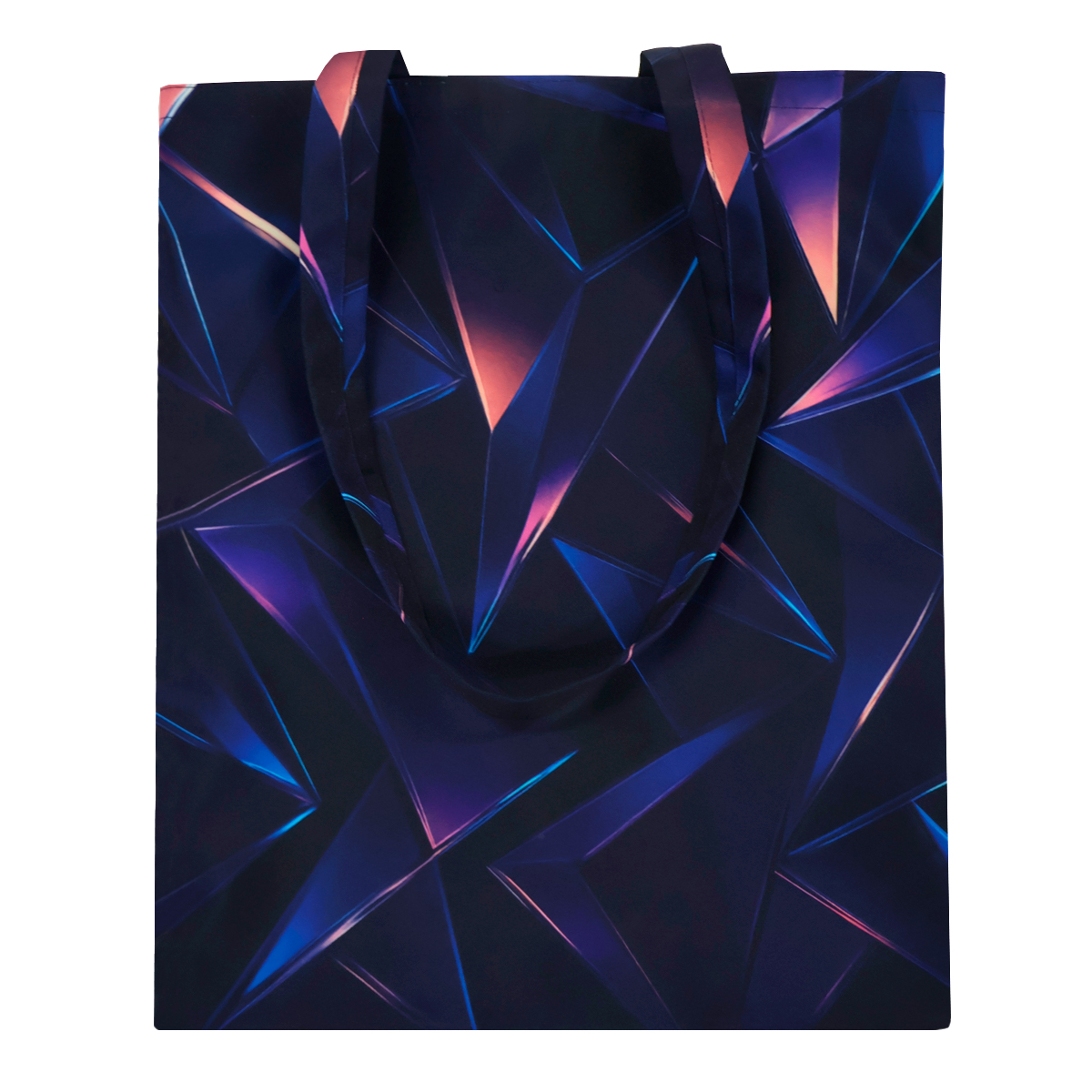 Сумка для покупок Бэлли с полноцветной печатью, Тёмно-синий-0