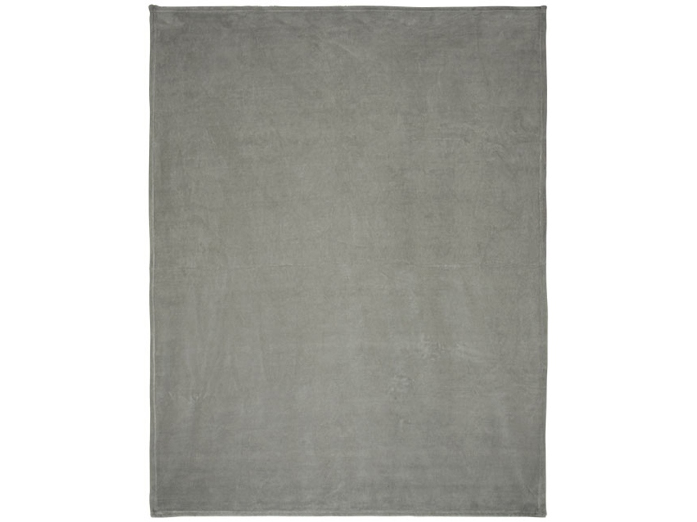 Супермягкий плед Bay из корал-флиса, серый-1