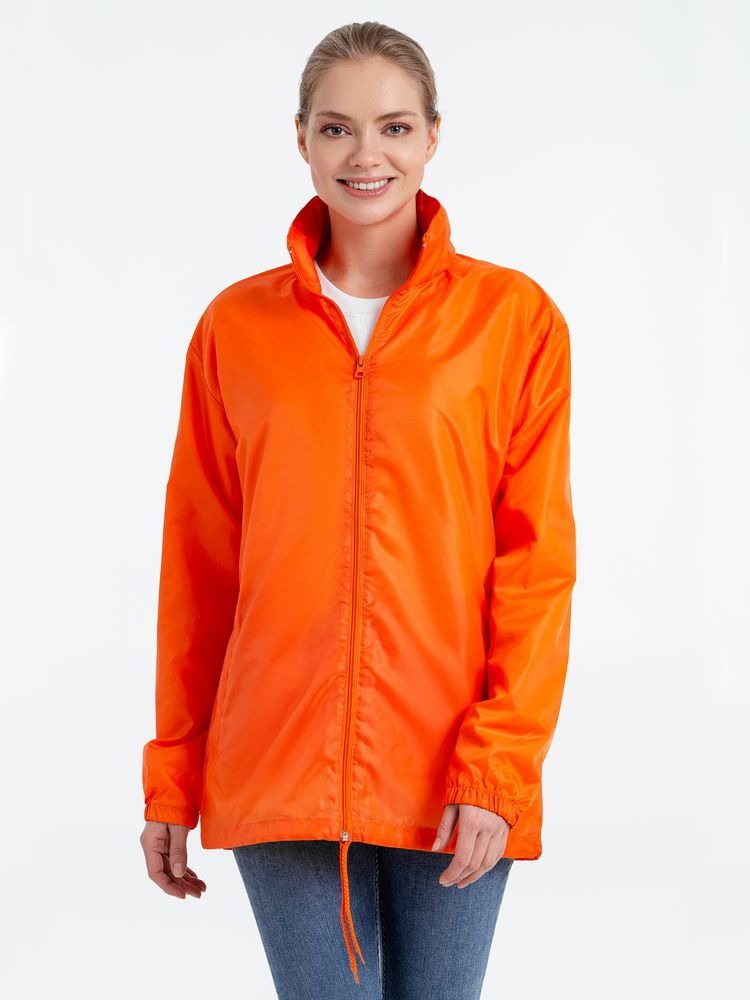 Ветровка унисекс Shift, оранжевая-5