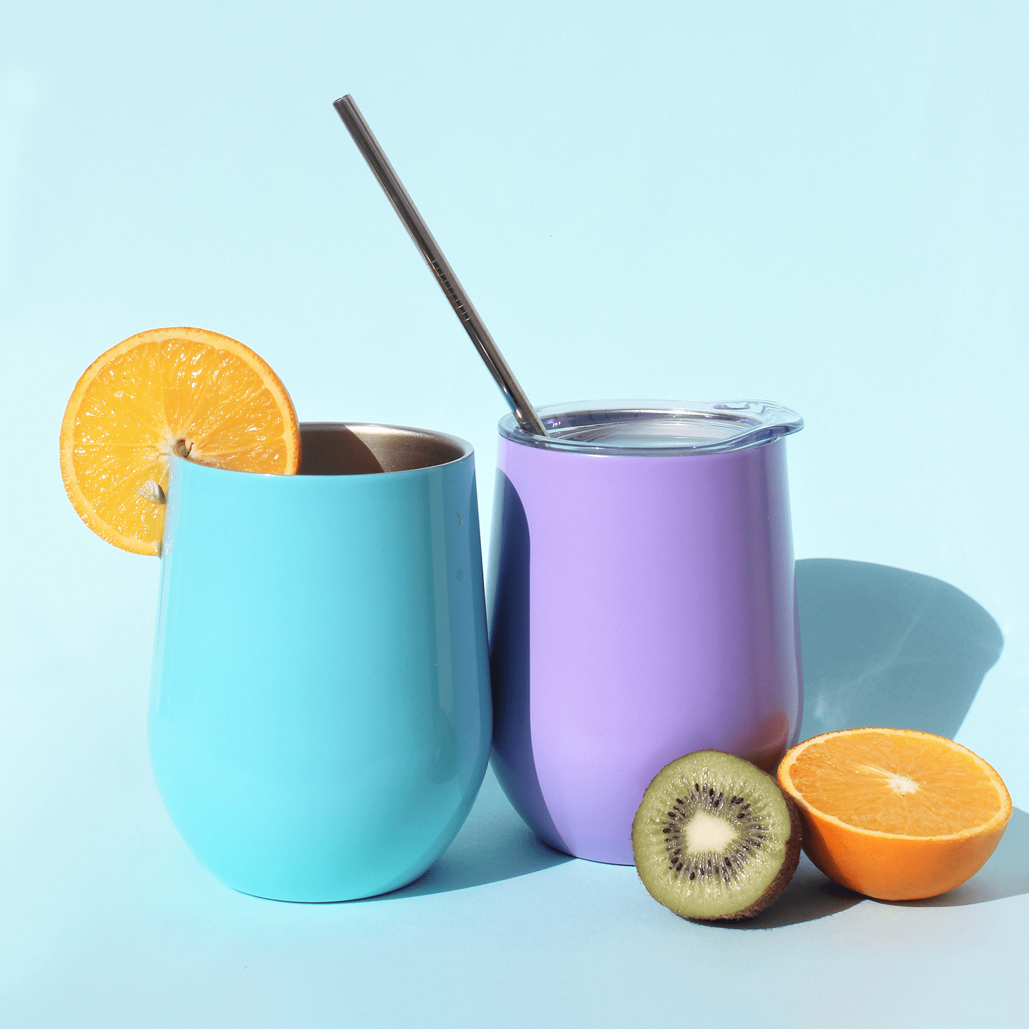 Набор многоразовых трубочек Оnlycofer white (стальной)-2