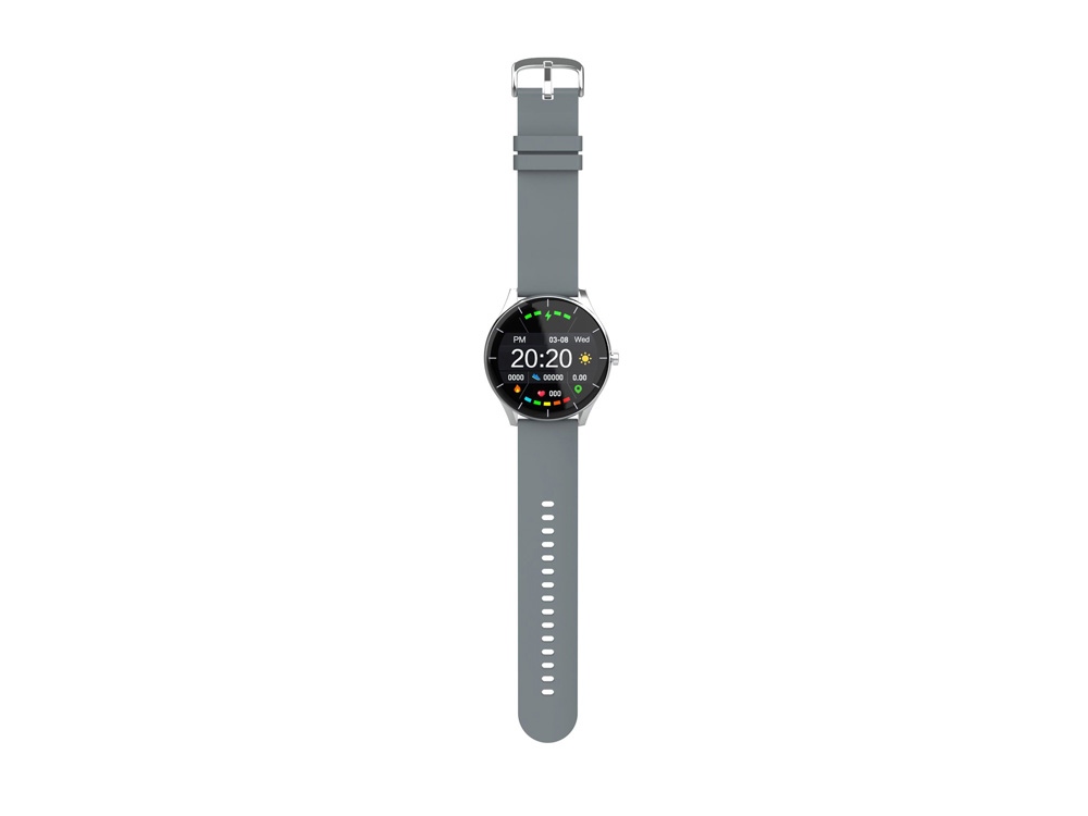 Умные часы HIPER IoT Watch GT, серый/розовый-1