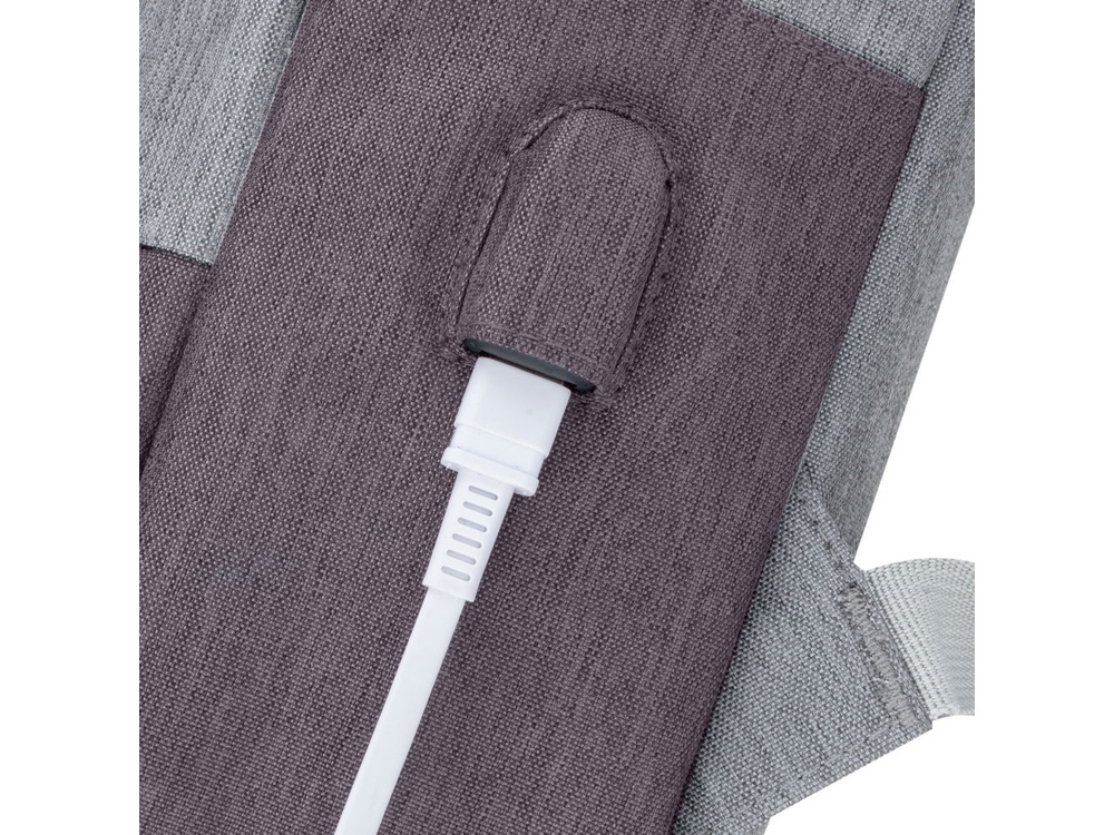 RIVACASE 7562 grey/mocha рюкзак для ноутбука 15.6, серый/кофейный-13