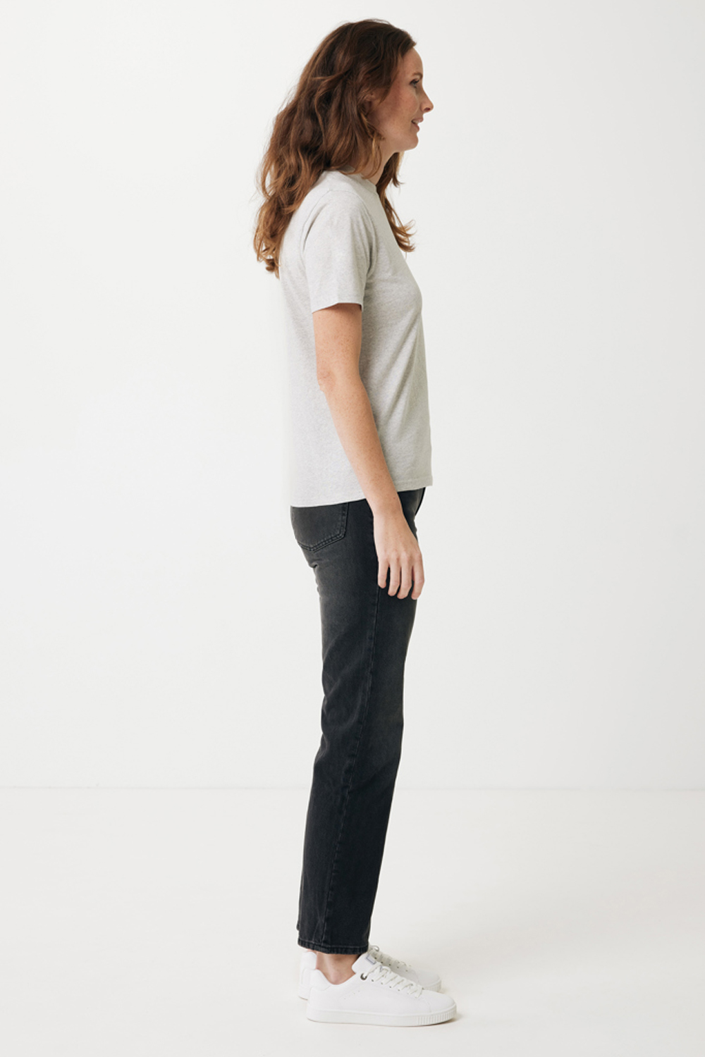 Футболка Iqoniq Sierra из переработанного хлопка, унисекс, 160 г/м²-5