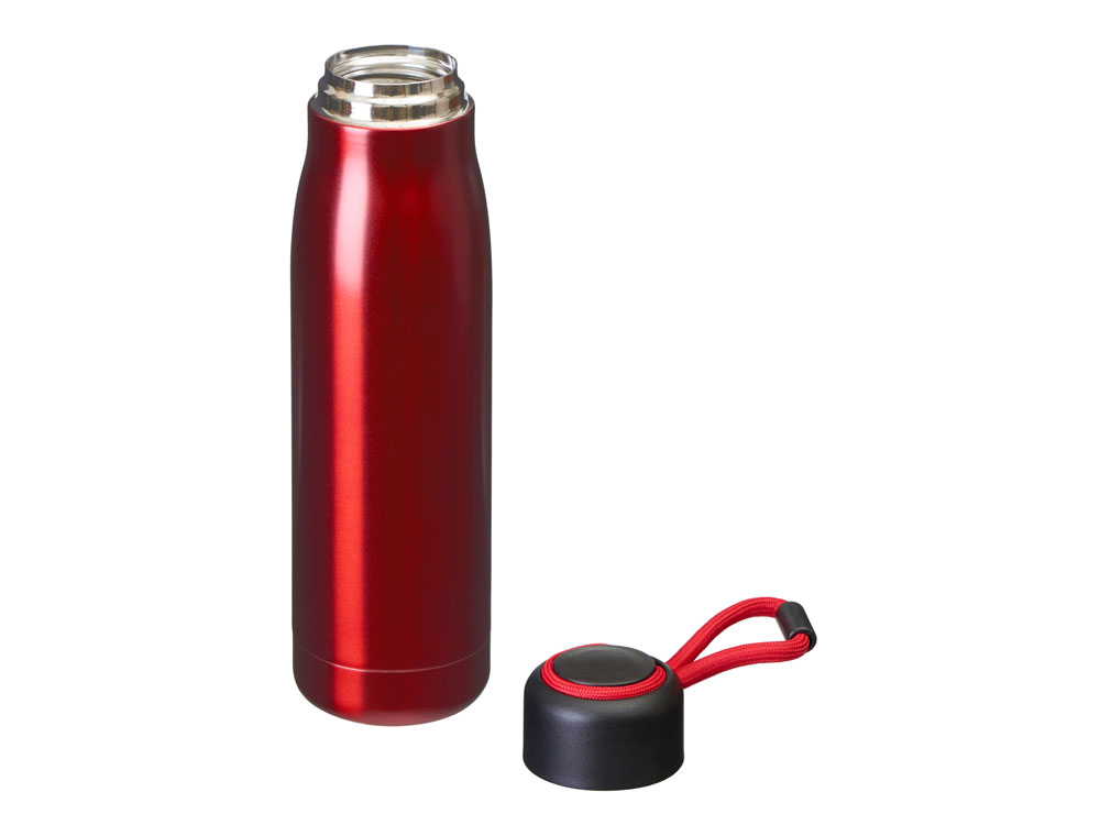 Вакуумный термос Ardent Waterline, 500 мл, тубус, красный-4