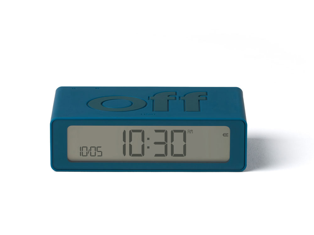 Часы настольные Flip Mini, темно-бирюзовый-3