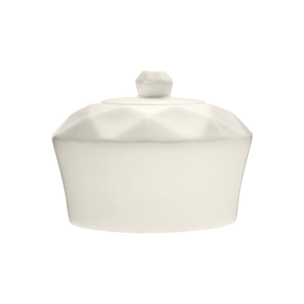 Сахарница Diamante Bianco, белая-1