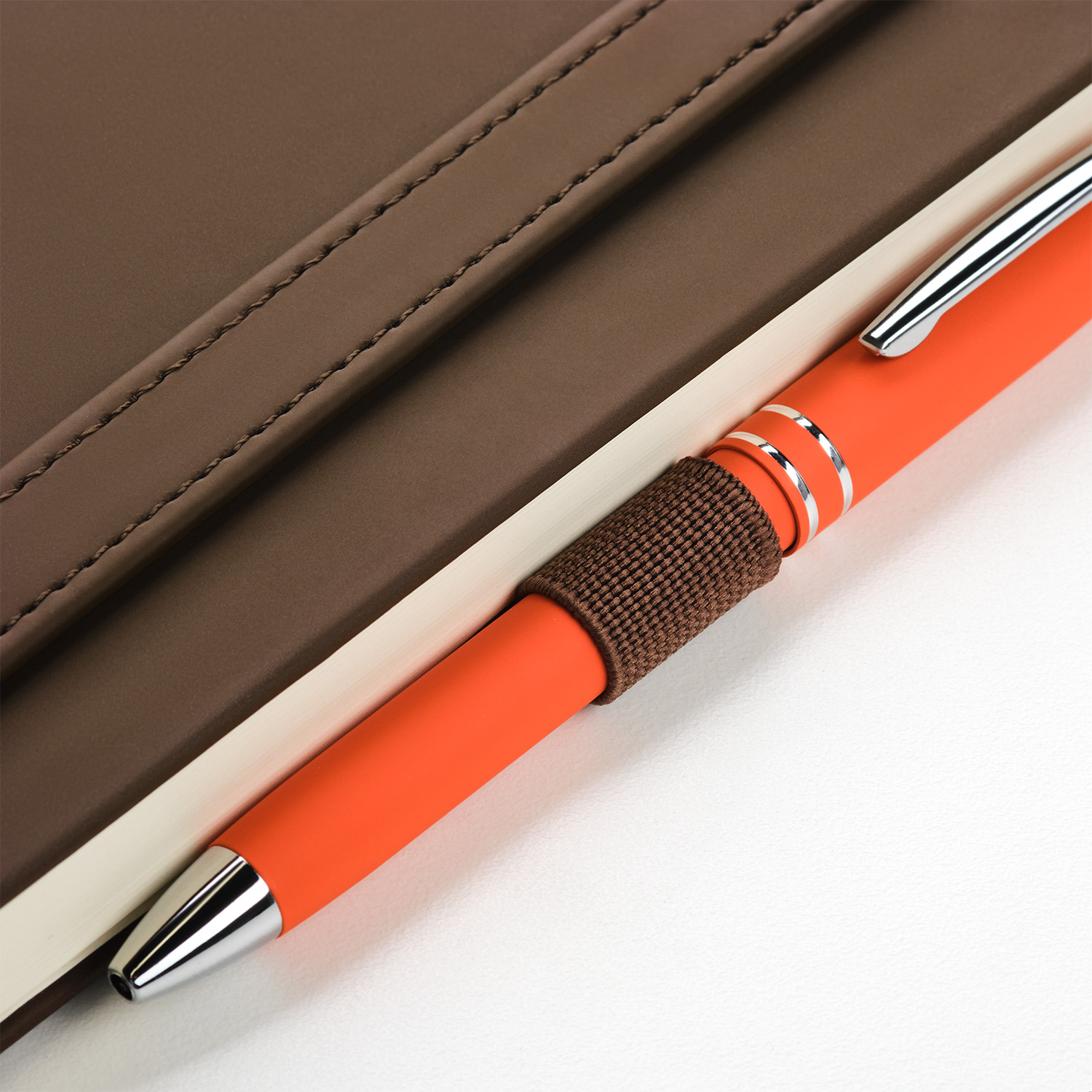 Ежедневник Alpha недатированный, коричневый/бежевый-12