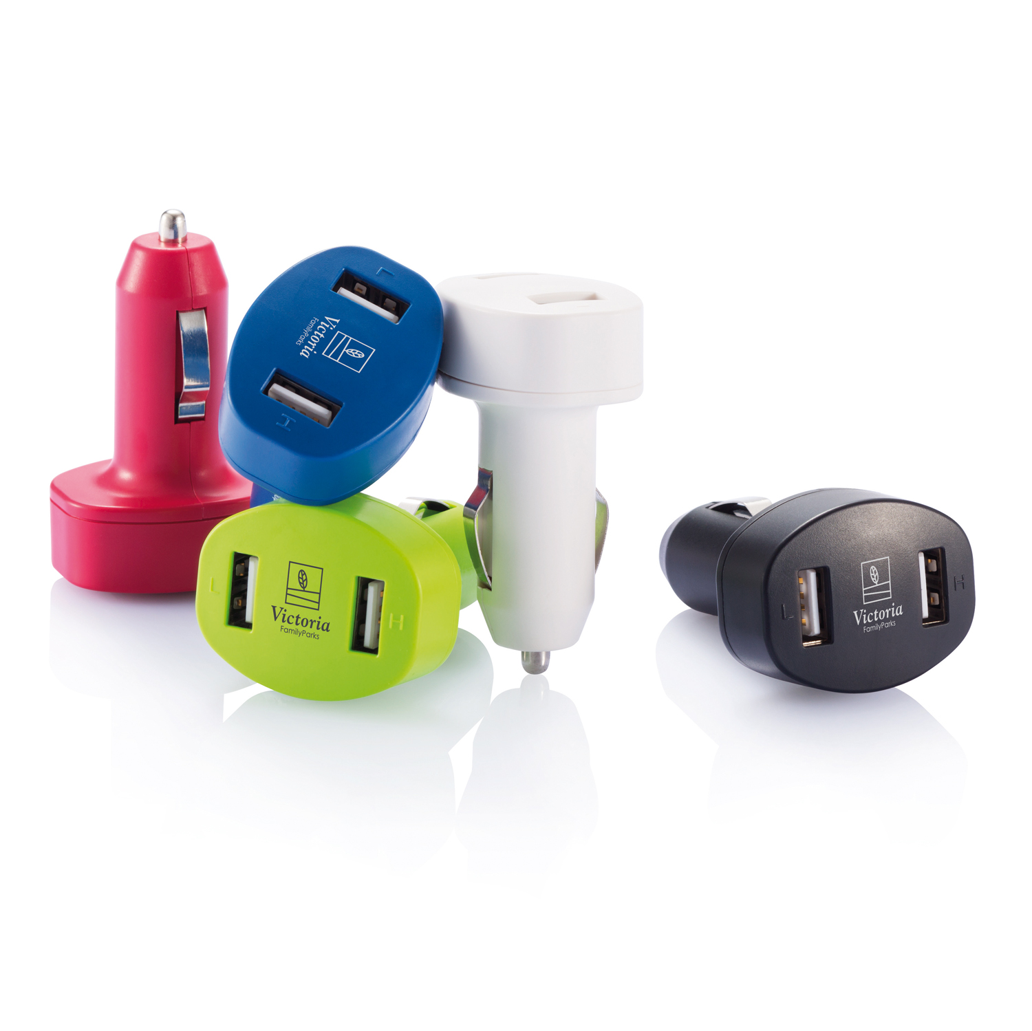 Зарядное устройство для автомобиля с 2 USB-портами-2