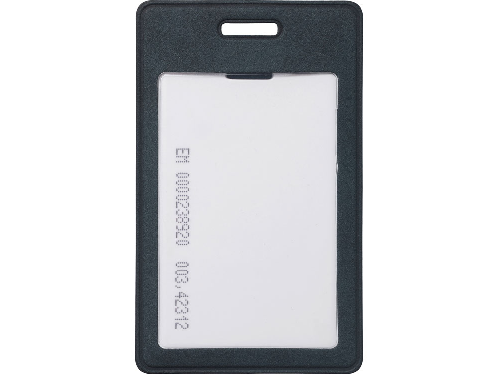 Вертикальный чехол для пропуска из экокожи Alicante, темно-синий-0