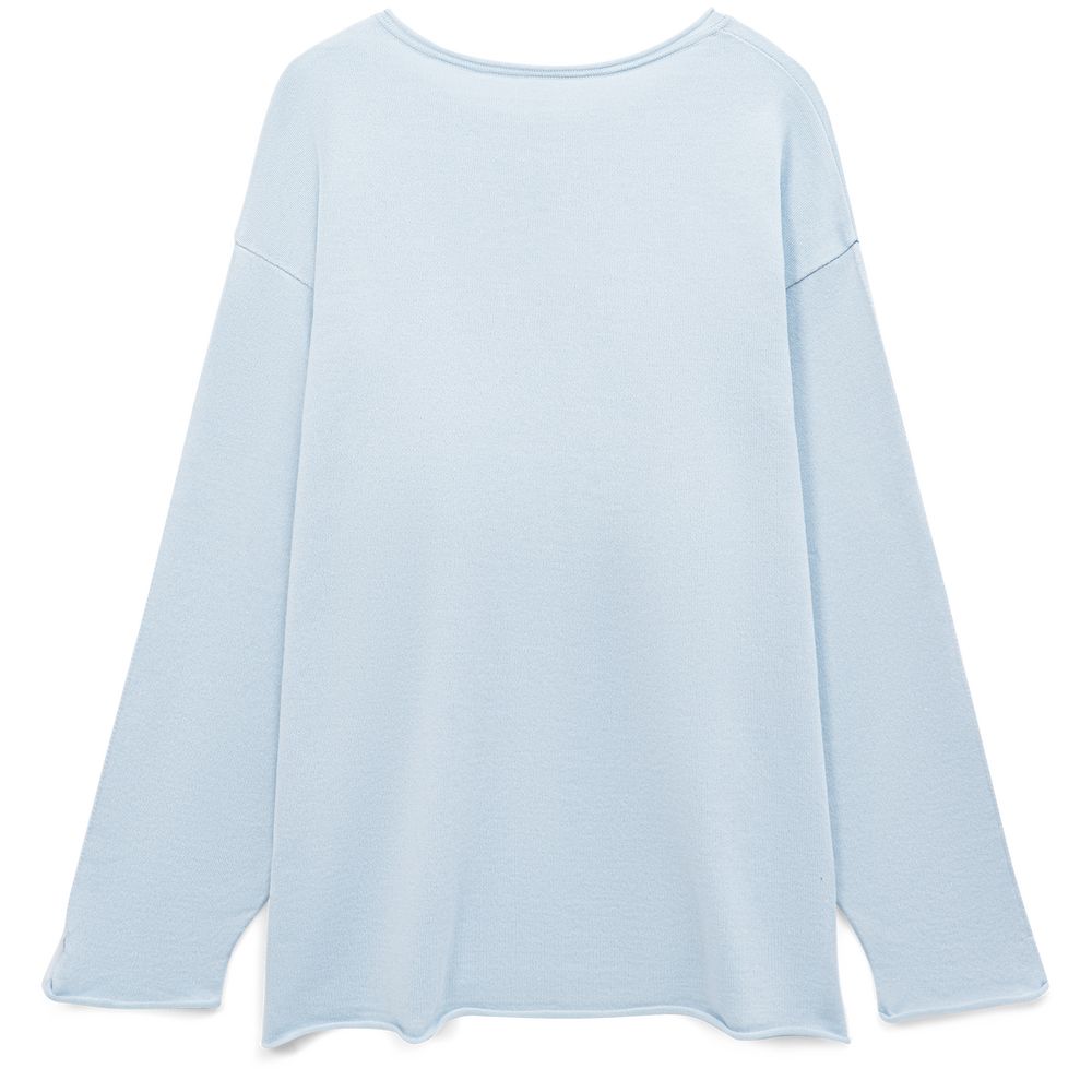 Лонгслив унисекс Siluetti Fuori, светло-голубой-1