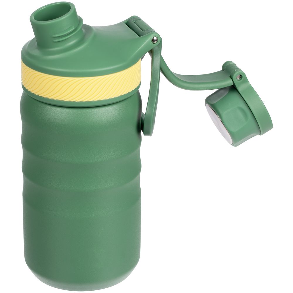 Термобутылка Fujisan 2.0 без логотипа, зеленая-2