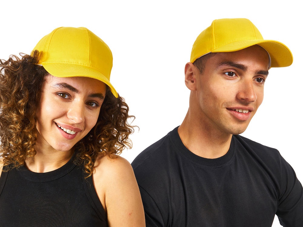 Бейсболка Detroit 6-ти панельная, желтый-0