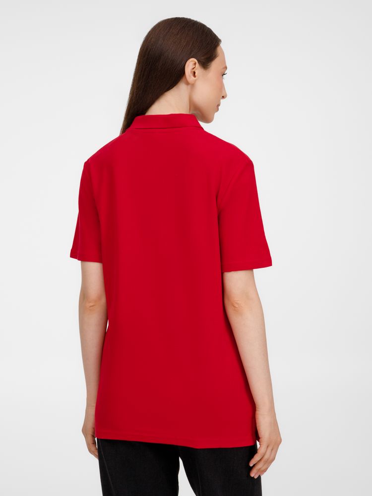 Рубашка поло унисекс Tervise, красная-6