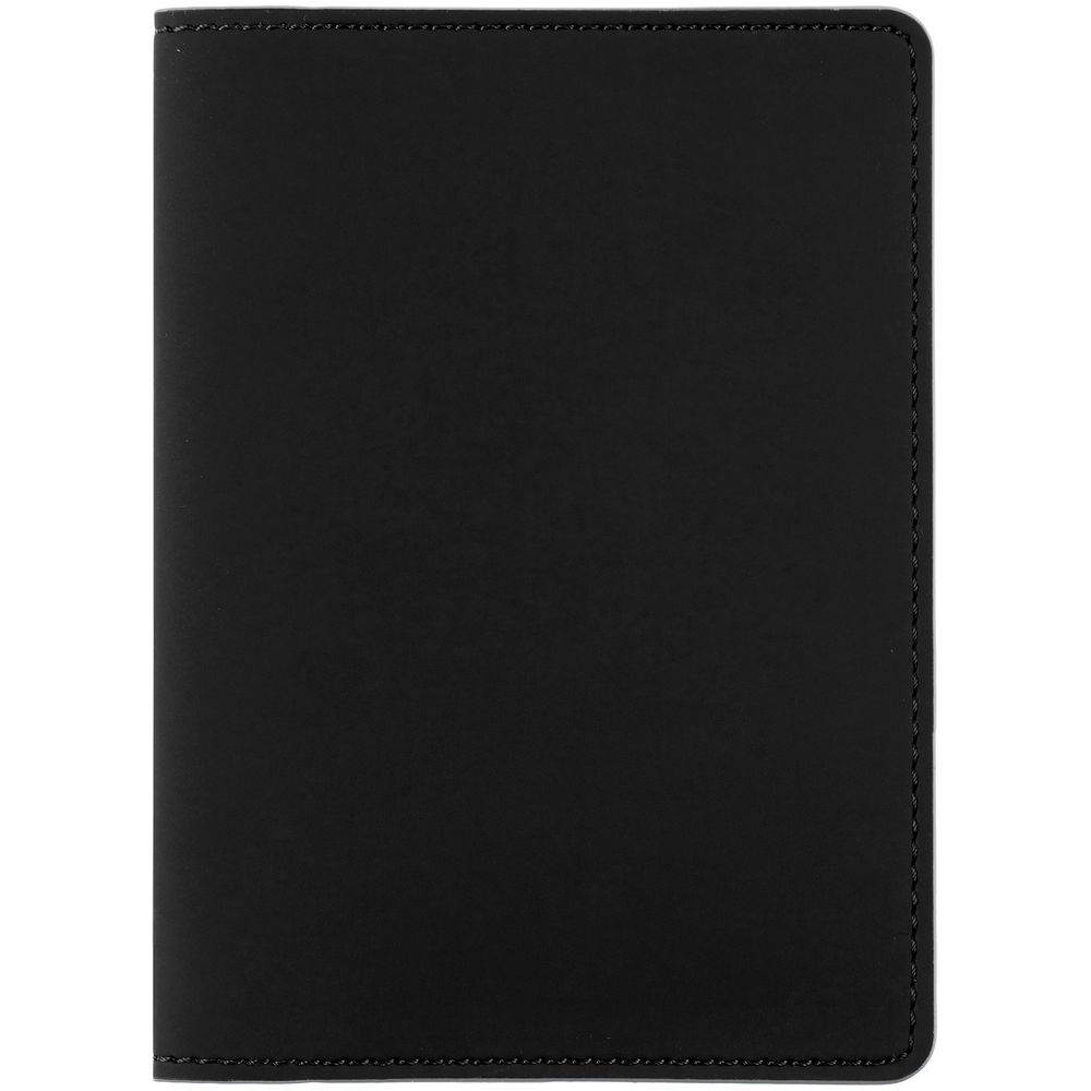 Обложка для паспорта Shall Simple, черный-1