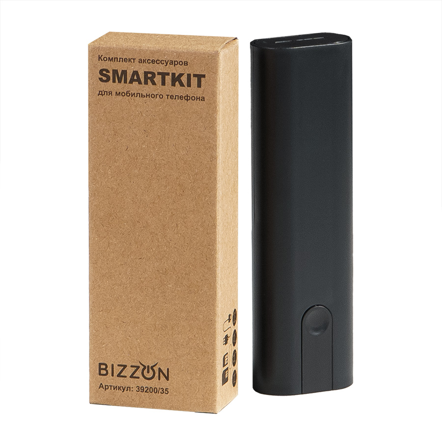 Комплект аксессуаров SMARTKIT для мобильного телефона, пластик, черный, черный-5