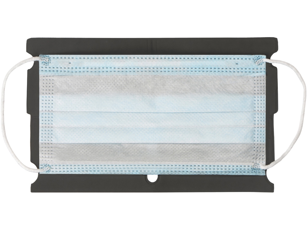 Чехол для гигиенической маски, черный-3