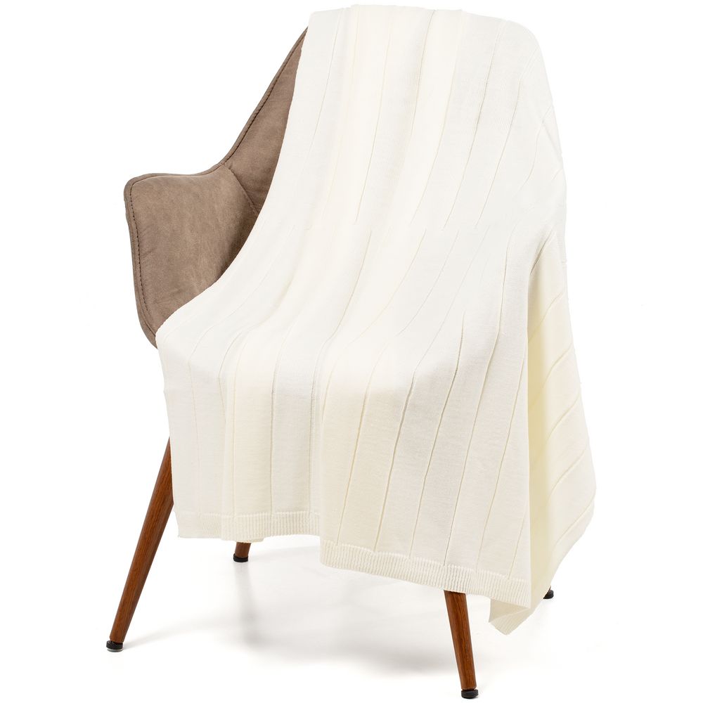 Плед Bambolay, молочно-белый-1