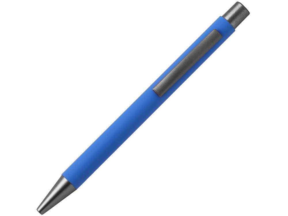 Ручка металлическая шариковая FAMILY MARSEL, soft touch (Синий)-1
