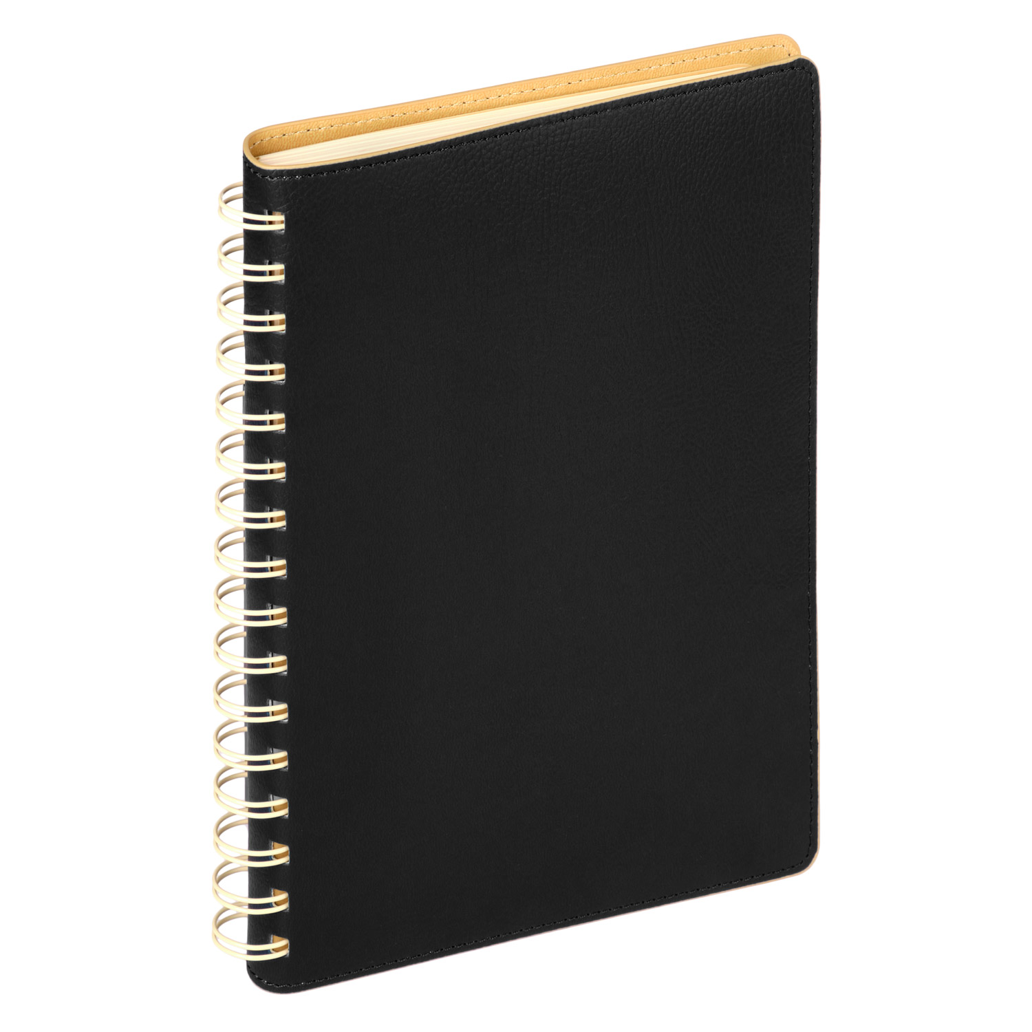 Ежедневник Vista недатированный, черный/бежевый-5