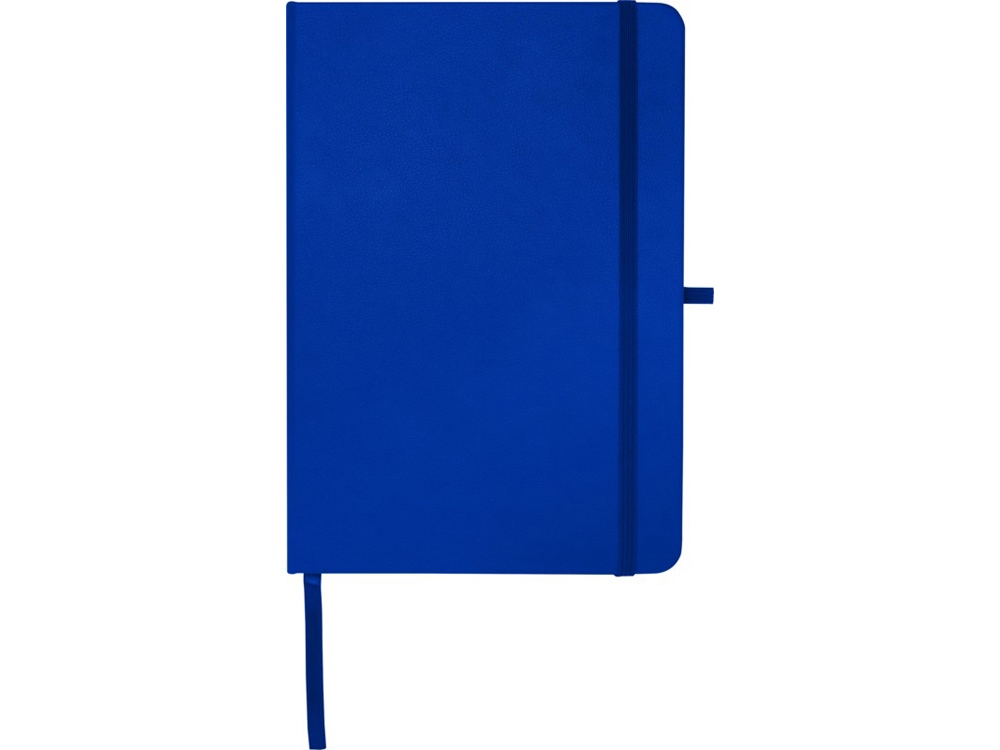 Teak блокнот А5 из переработан. материала в твердой обложке с линован. страницами - Ярко-синий-1