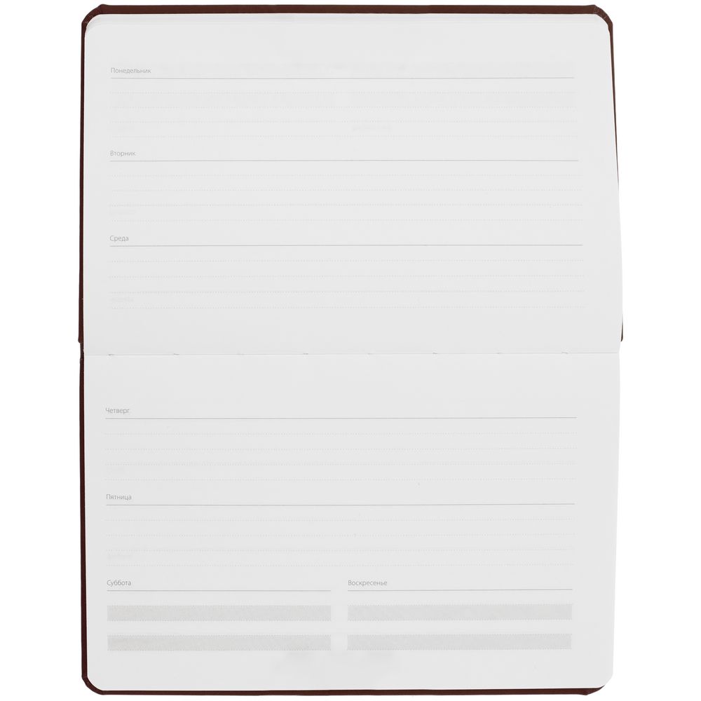 Еженедельник Urban, недатированный, коричневый-3