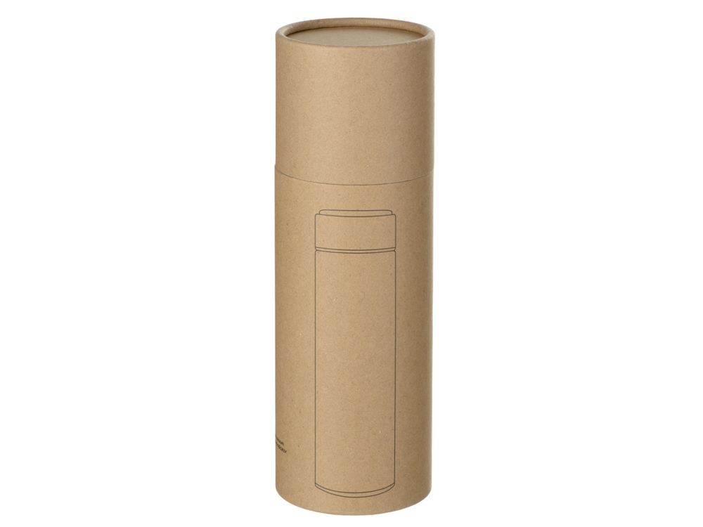 Вакуумный термос Module X с индикатором температуры, 500 мл, тубус, оливковый-8