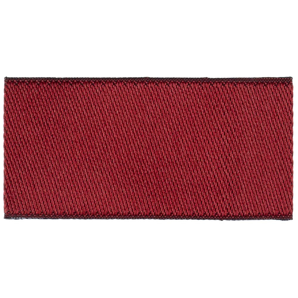 Лейбл тканевый Epsilon, XXS, бордовый-0