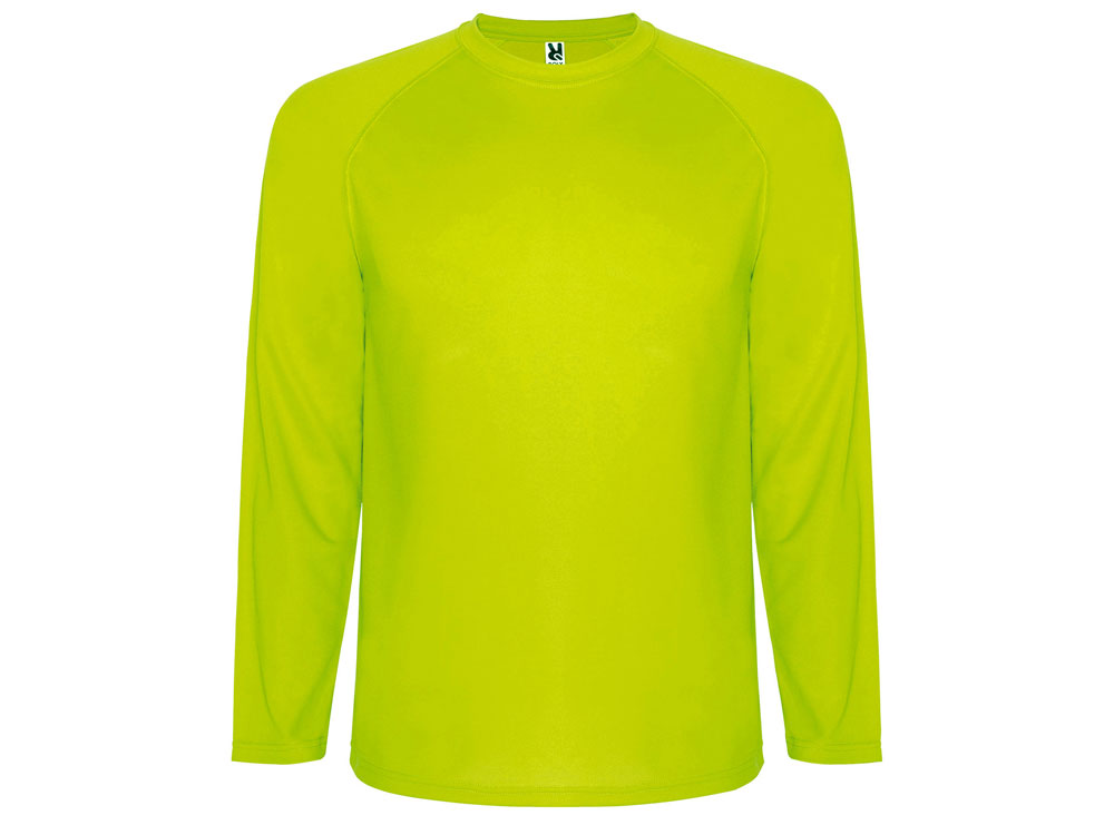 Футболка Montecarlo  мужская с длинным рукавом, неоновый желтый-0