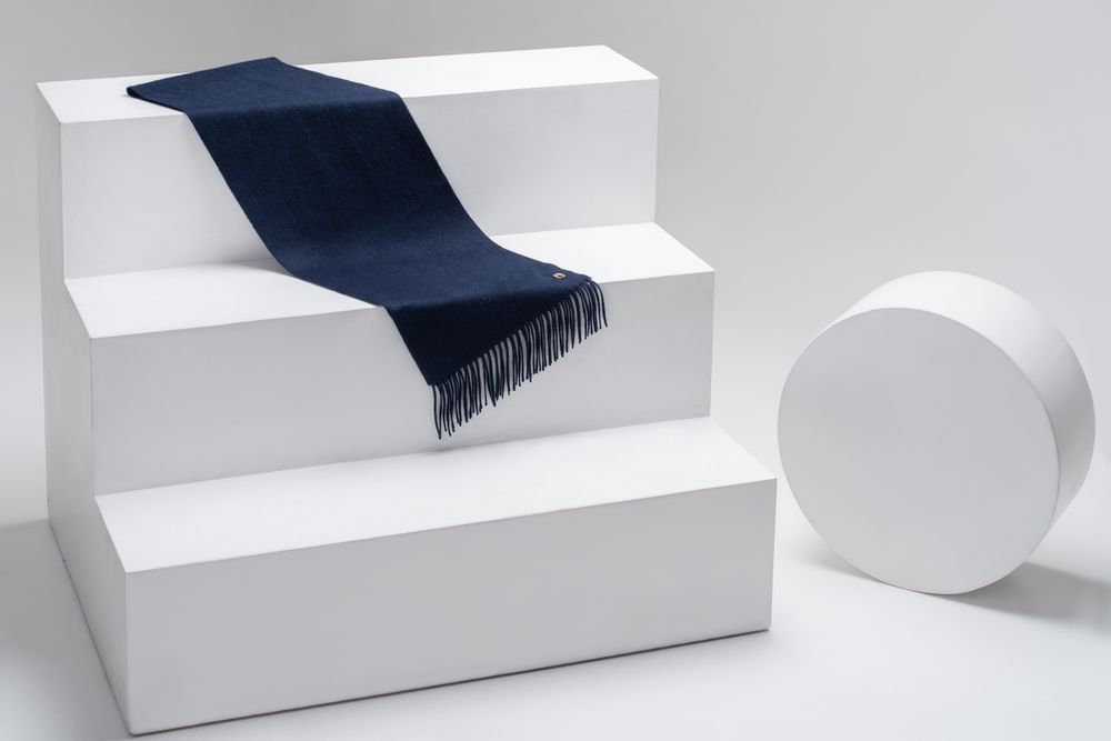 Шарф Graceful, синий-5