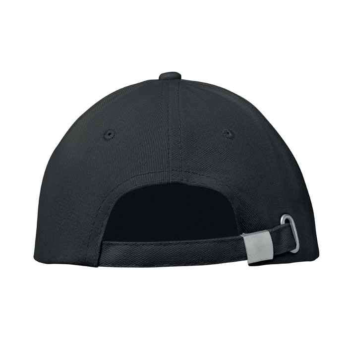 6 panel baseball cap, черный-1