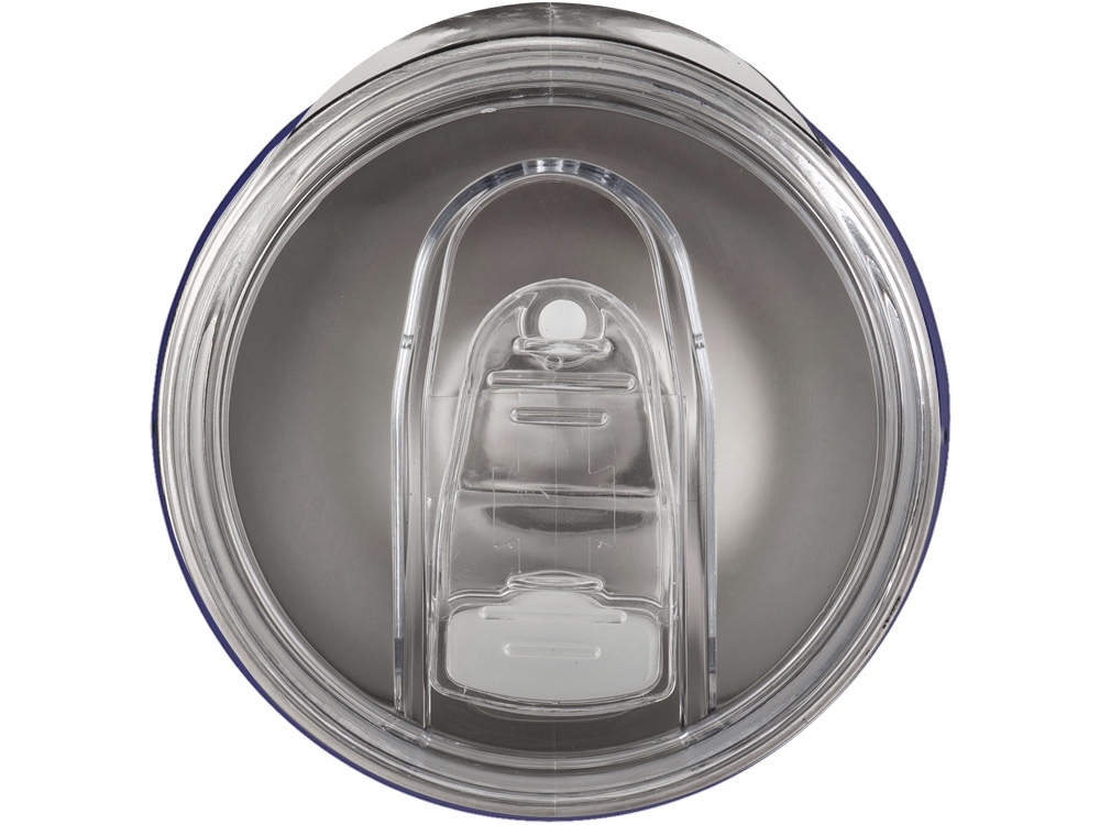 Вакуумная термокружка Sense, непротекаемая крышка, крафтовая упаковка, темно-синий-3