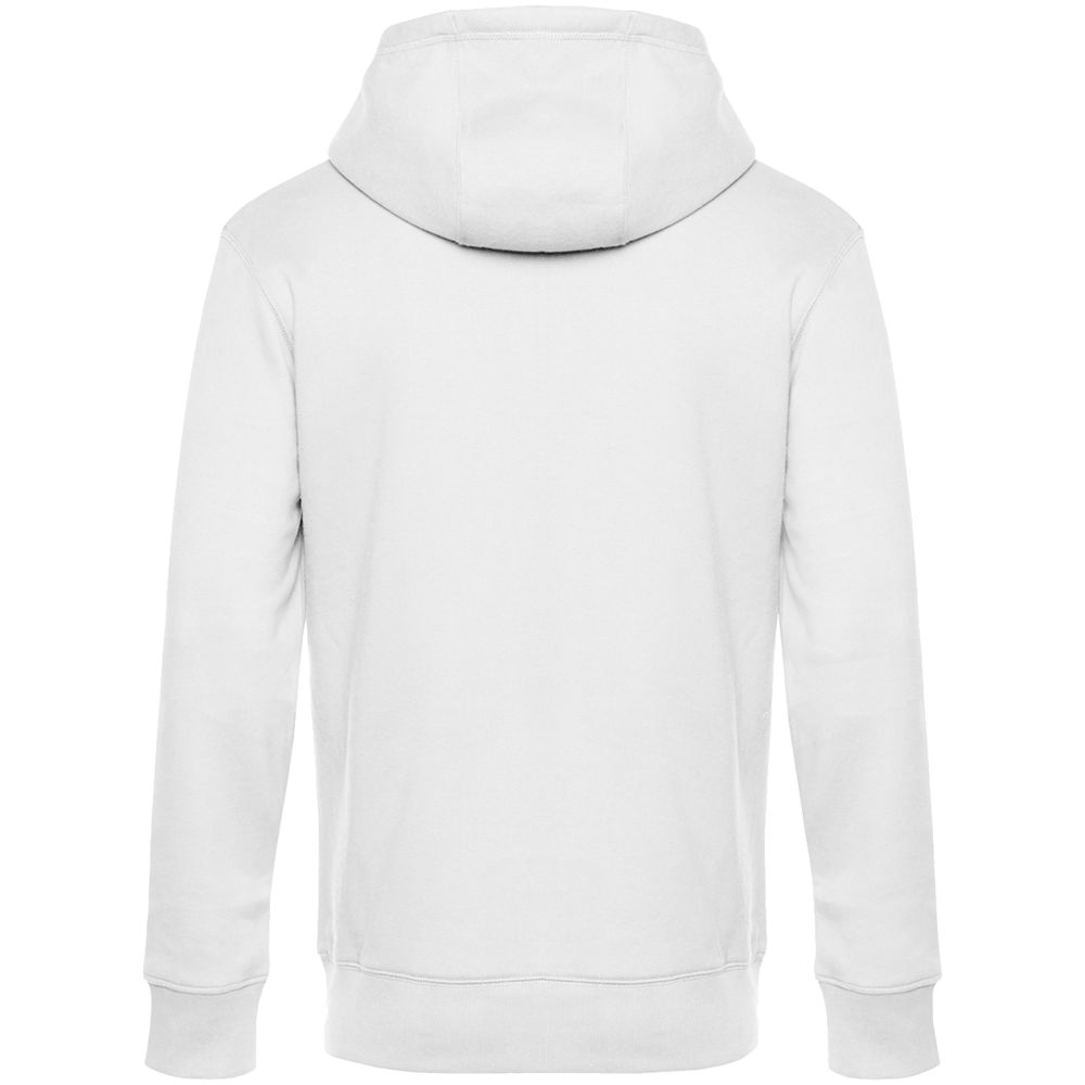 Толстовка с капюшоном унисекс King, белая-2
