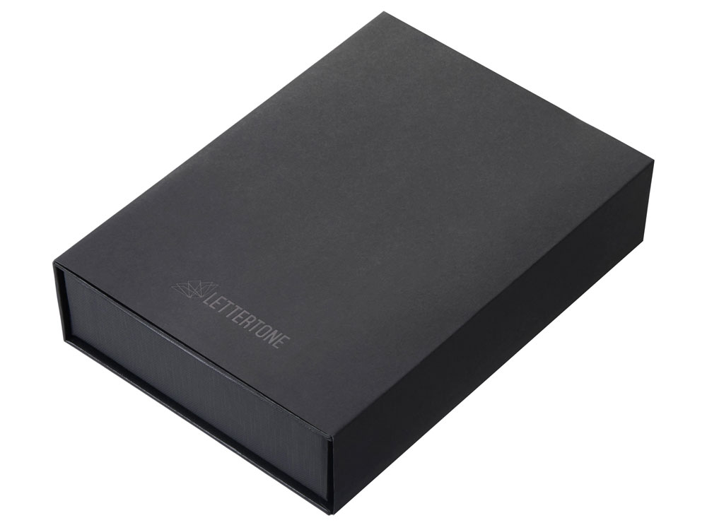 Подарочный набор Goethe с блокнотом А5, 2-мя ручками и картхолдером, черный-25