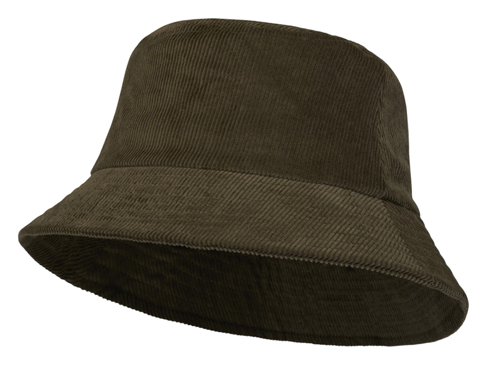 Панама Howson из переработанного вельвета - Зеленый лесной-0