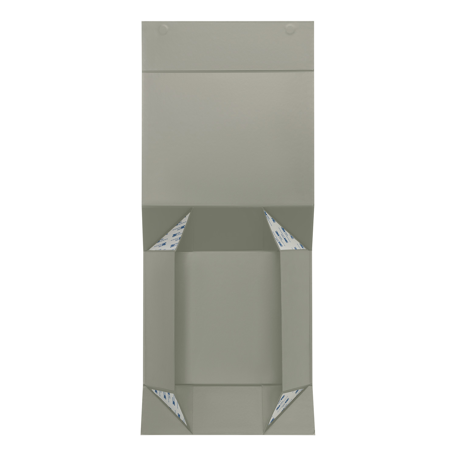 Подарочная коробка-трансформер большая, серая-3