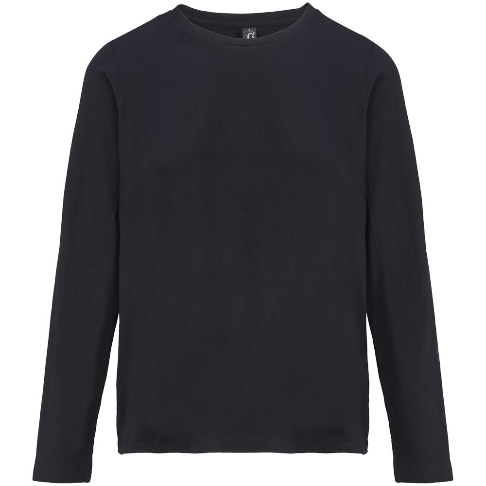 Футболка с длинным рукавом женская Monarch Women, черная-0