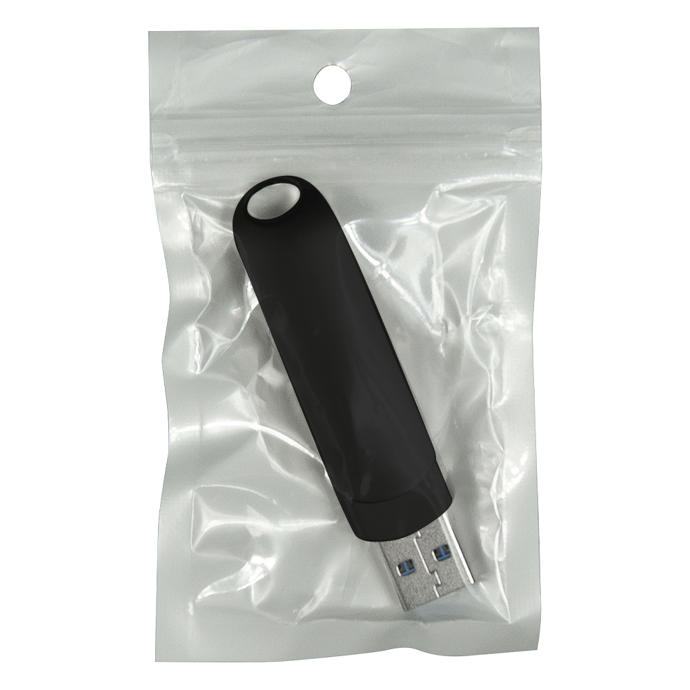 Флеш накопитель USB 3.0 + TYPE C Cupertino, черный матовый-3