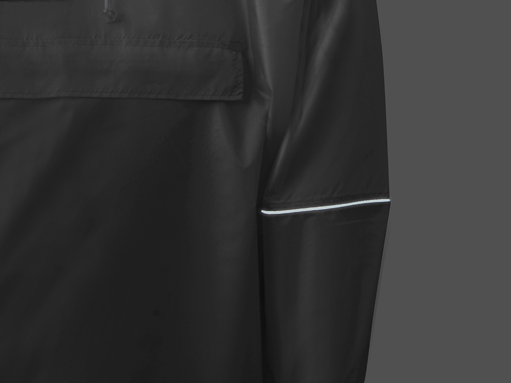 Дождевик - пончо Galaxy со светоотражающими элементами, белый-8