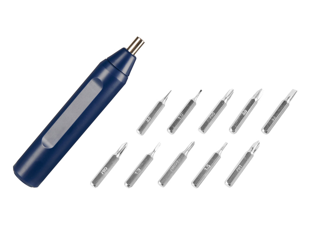 Отвертка Drill 10-в-1, синий-0