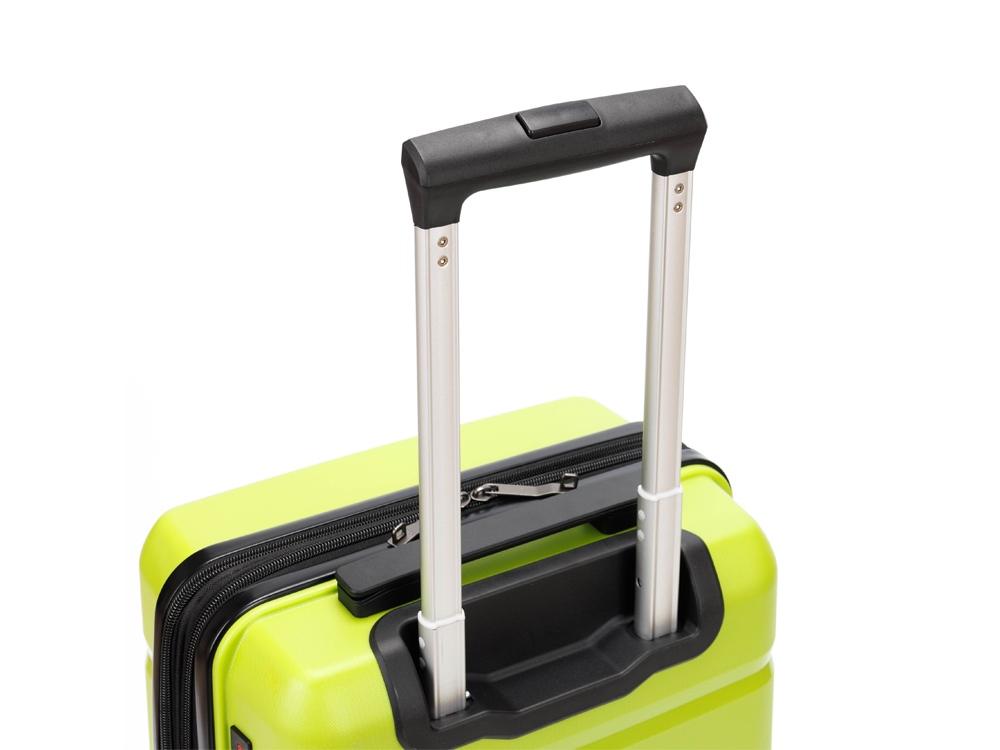 Чемодан TORBER В Отпуск, салатовый, полипропилен, 33 х 22 х 53 см, 35 л-3