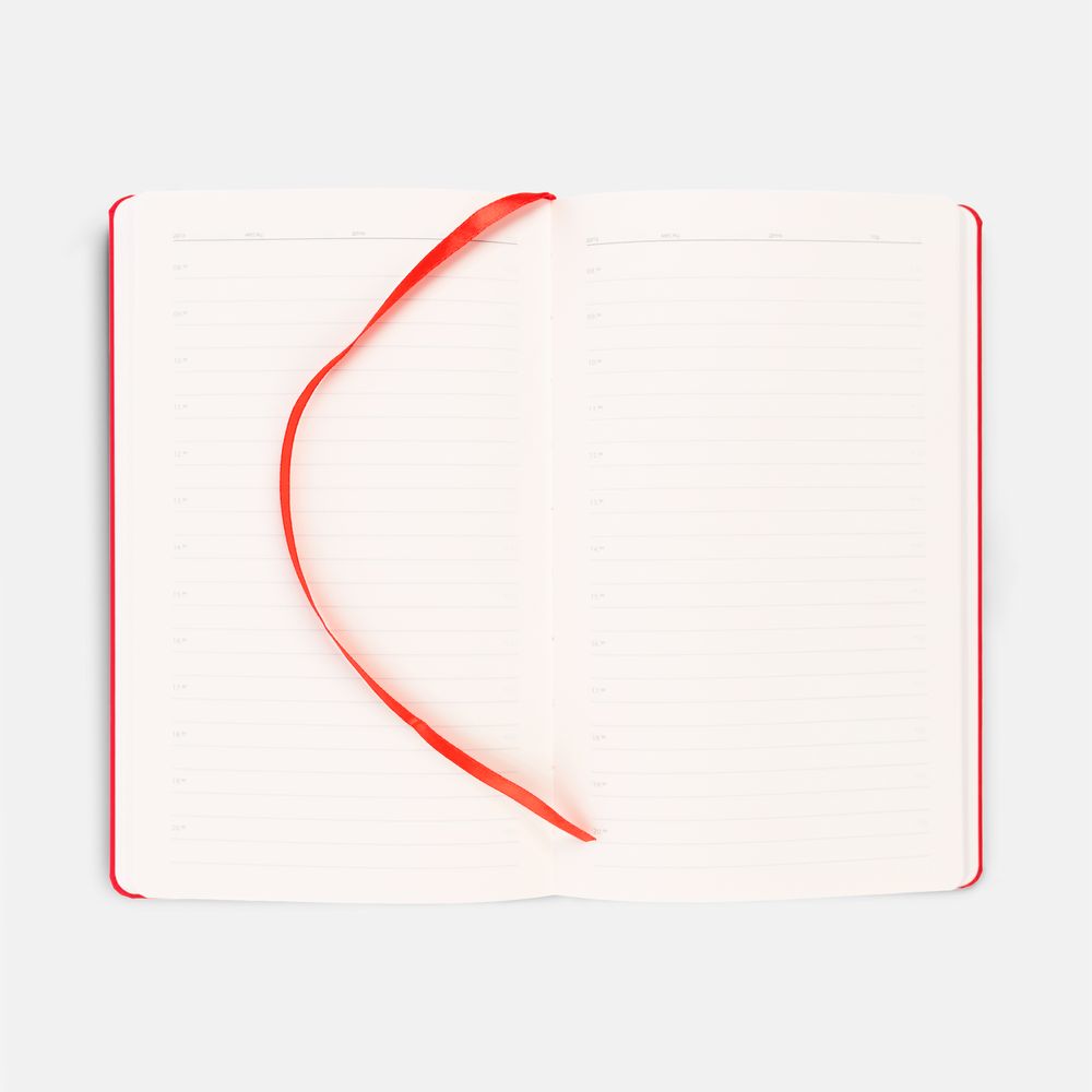 Ежедневник Magnet Shall, недатированный, красный-4