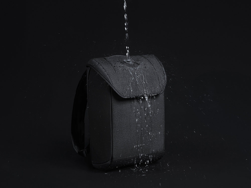 Водостойкий антикражный рюкзак Clickpack для ноутбука 15.6, черный-21