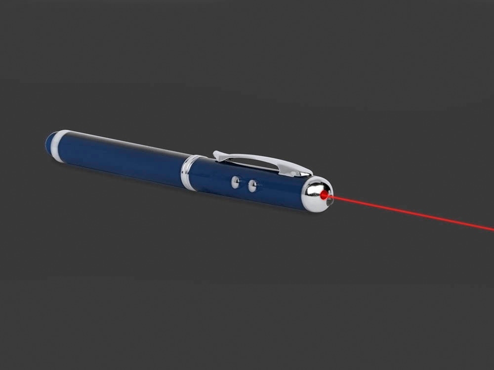 Ручка-стилус Каспер 3 в 1, синий-3