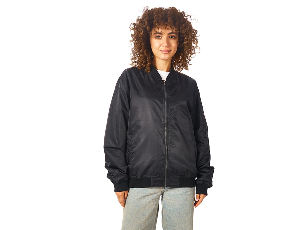 Куртка бомбер Antwerpen унисекс, черный-2