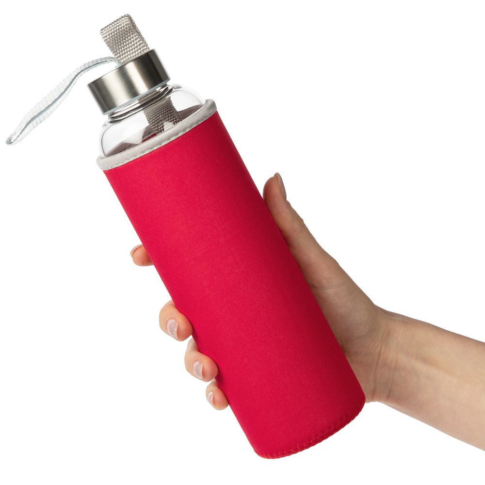 Бутылка для воды Sleeve Ace, красная-2