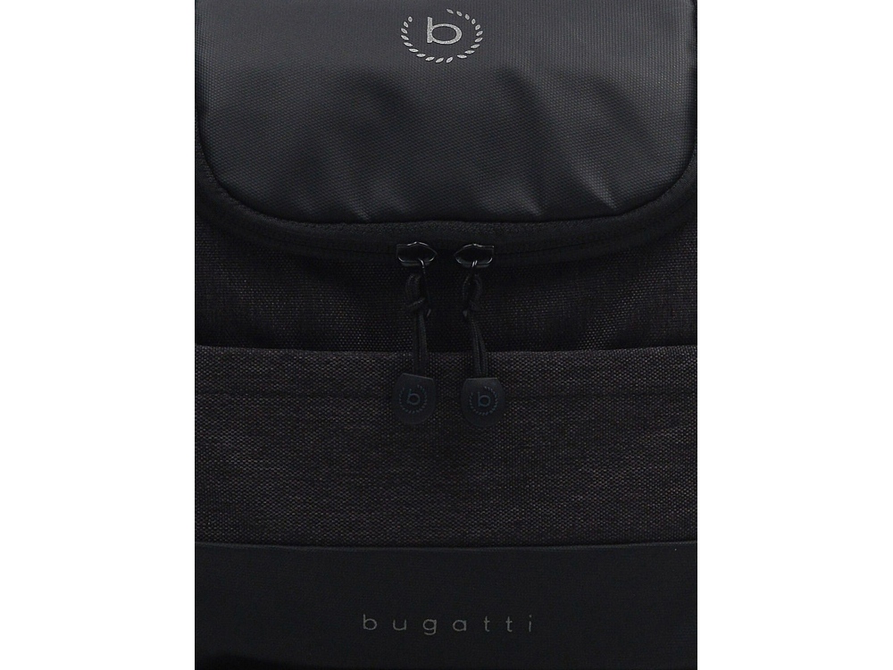 Несессер дорожный BUGATTI Universum, графитовый, полиэстер меланж/тарпаулин, 23,5х12х22,5 см, 7 л-5