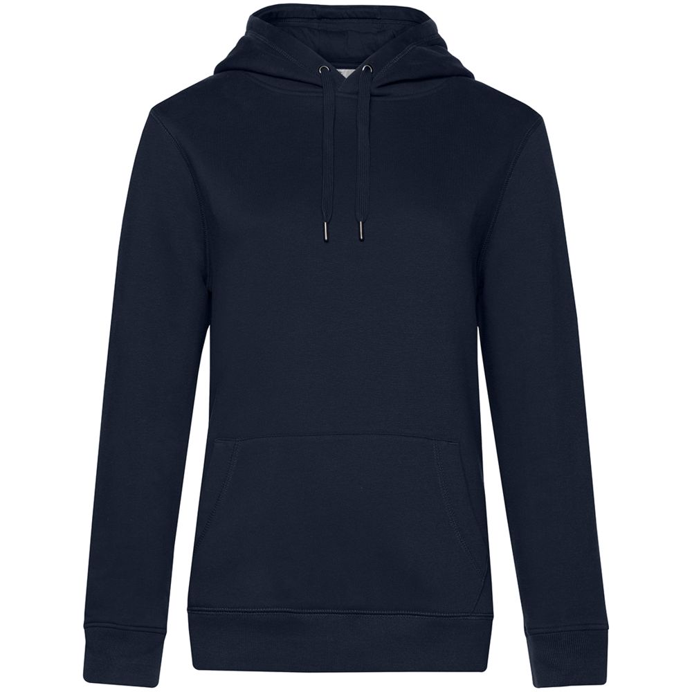 Толстовка с капюшоном женская Queen, темно-синяя-1