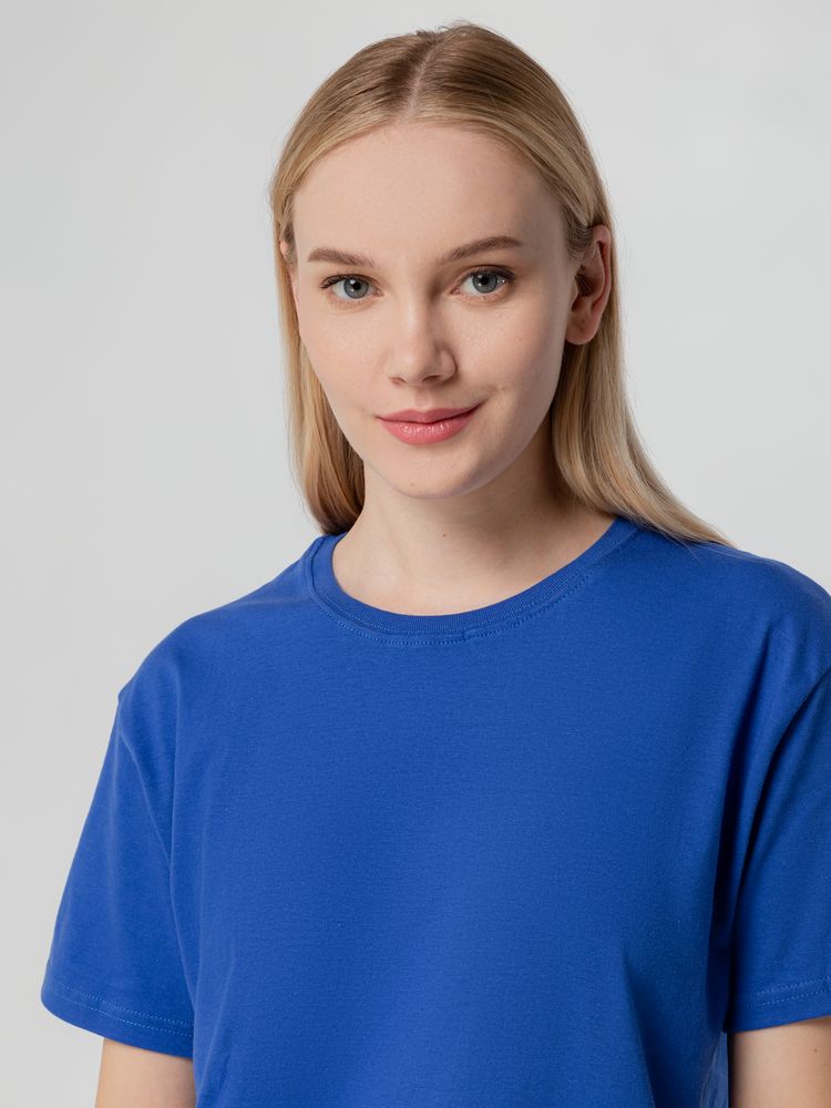 Футболка унисекс T-bolka 140, ярко-синяя-6