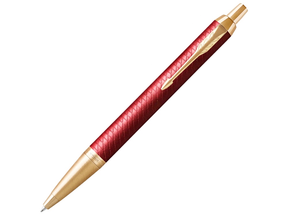 Шариковая ручка Parker IM Premium K318  Red GT, стержень: M, цвет чернил: blue, в подарочной упаковке.-0